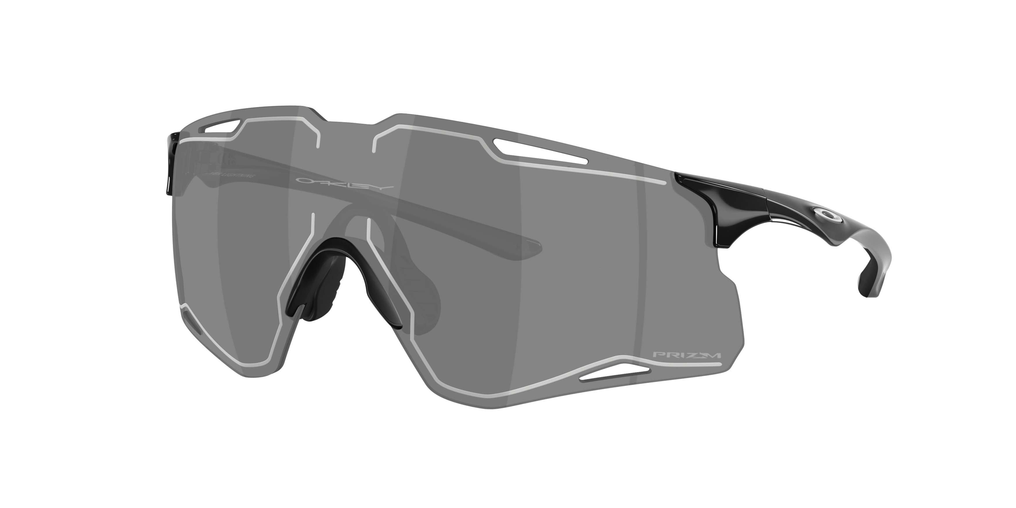 Oakley CYBR Lightning Prizm Black Sunglasses - Polished Black - BLACK